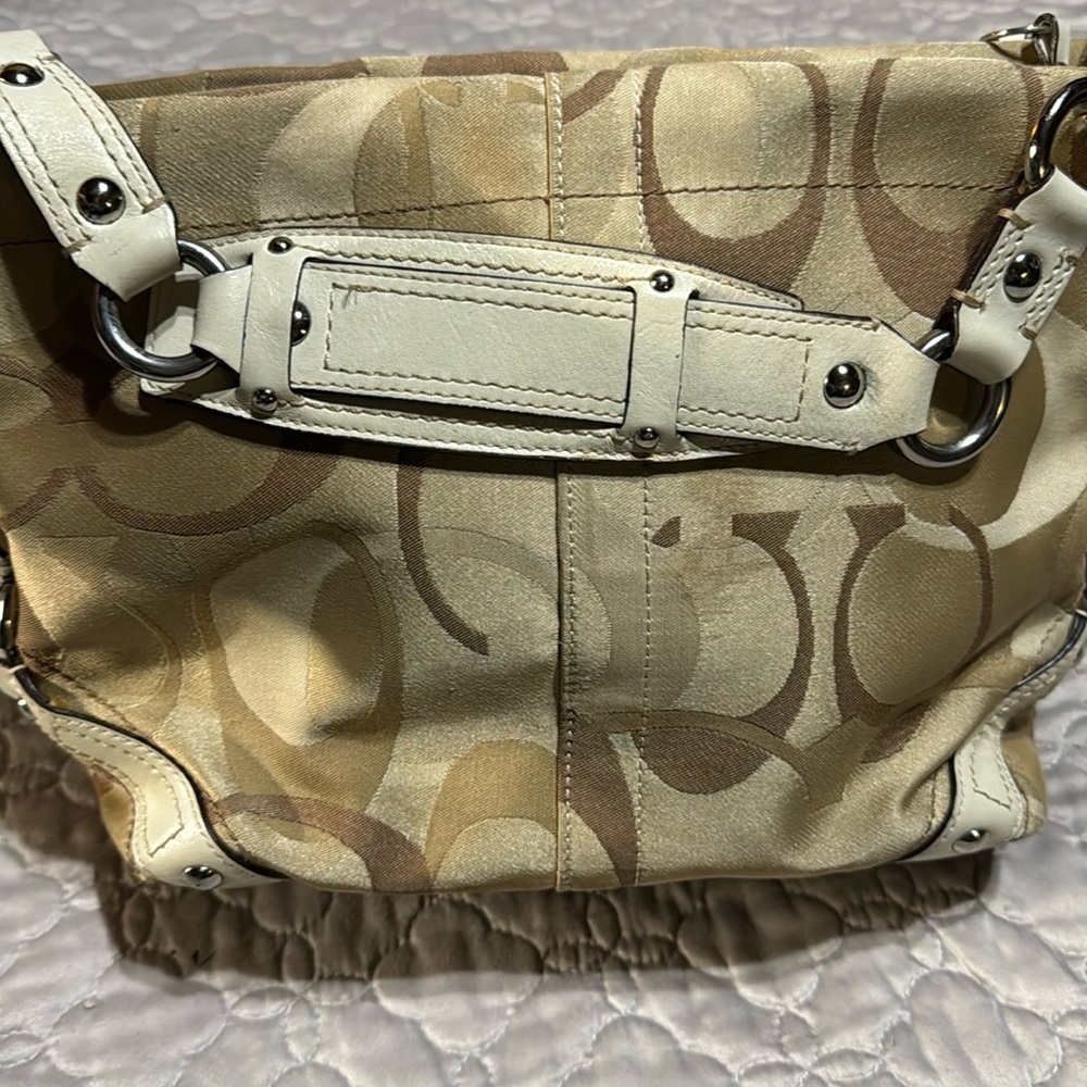 Coach monogram purse
